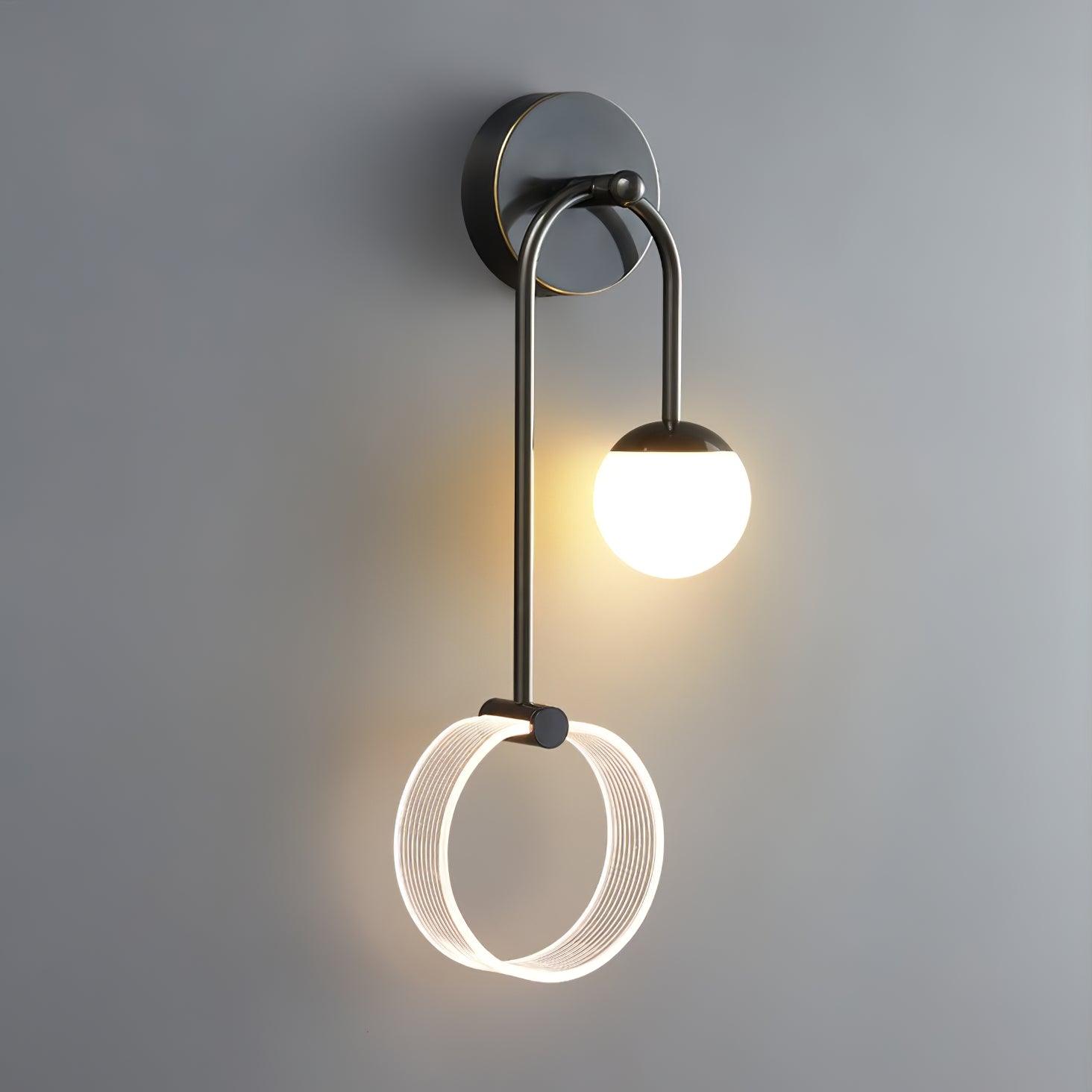 Warren Modern Minimalist LED Brass Wall Light-Neutral Decor