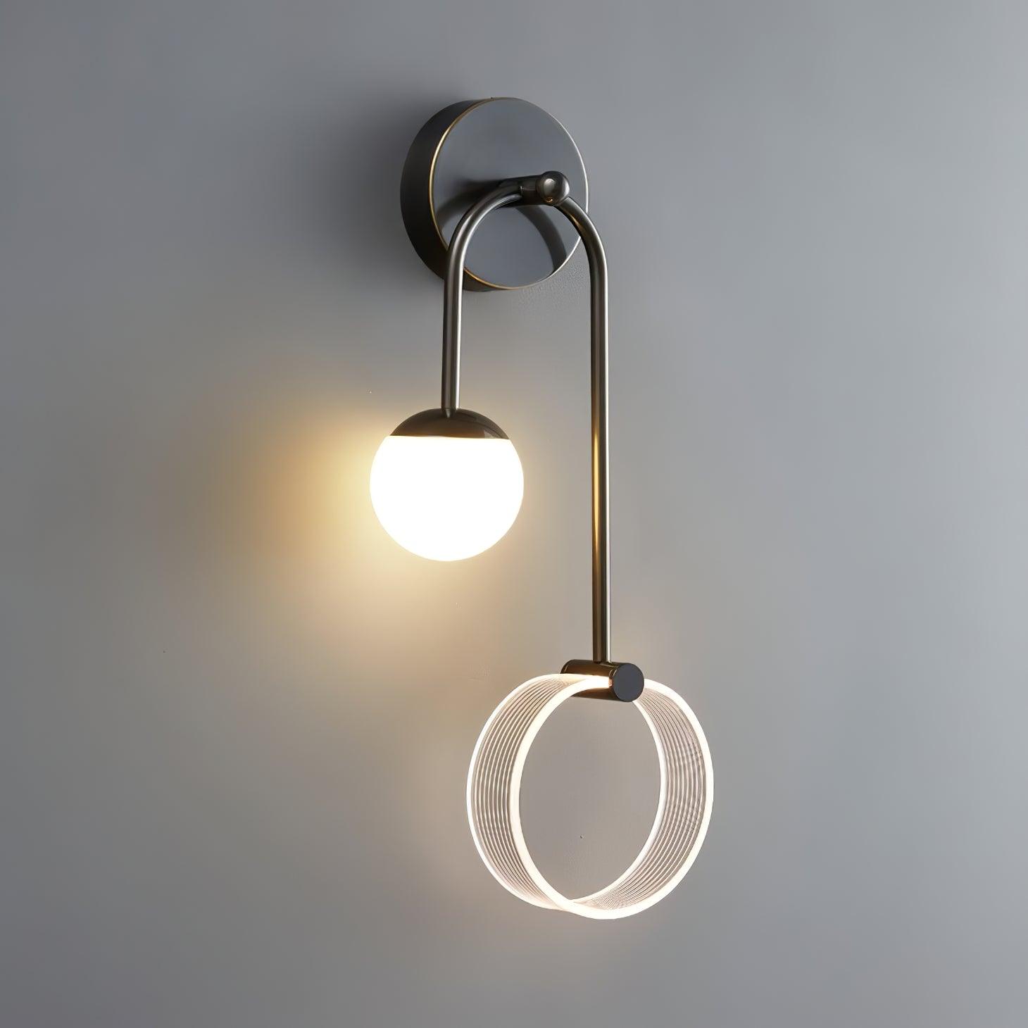 Warren Modern Minimalist LED Brass Wall Light-Neutral Decor