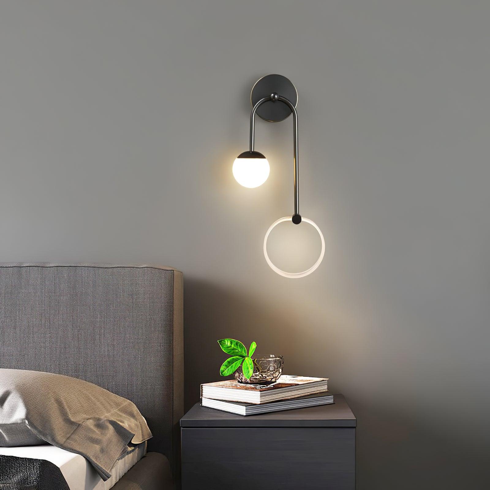 Warren Modern Minimalist LED Brass Wall Light-Neutral Decor