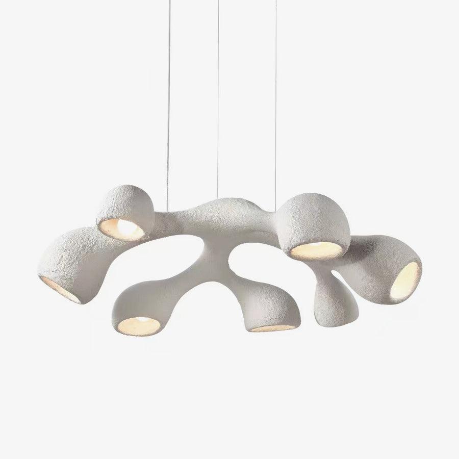 Seveny Modern Polystyrene Pendant Light-Neutral Decor