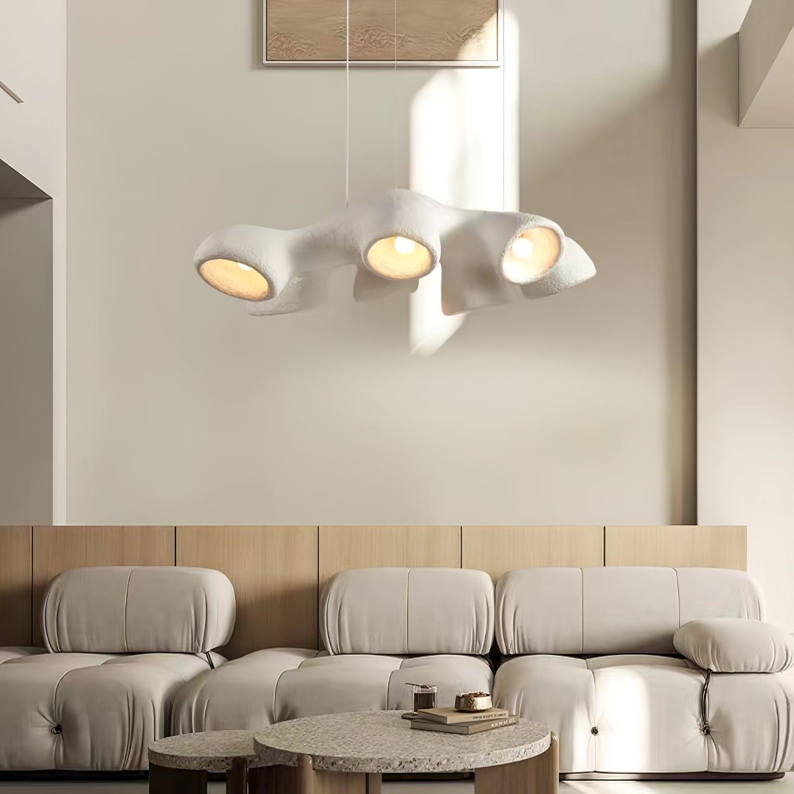 Seveny Modern Polystyrene Pendant Light-Neutral Decor