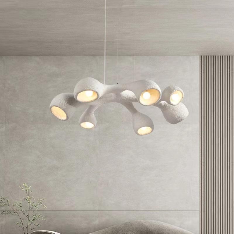 Seveny Modern Polystyrene Pendant Light-Neutral Decor