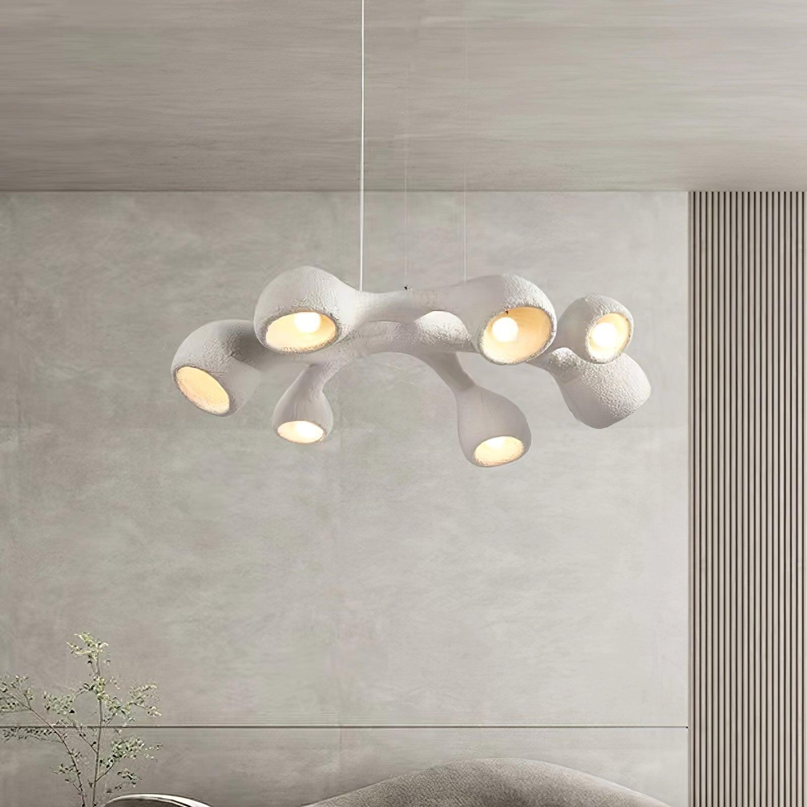 Seveny Modern Polystyrene Pendant Light-Neutral Decor