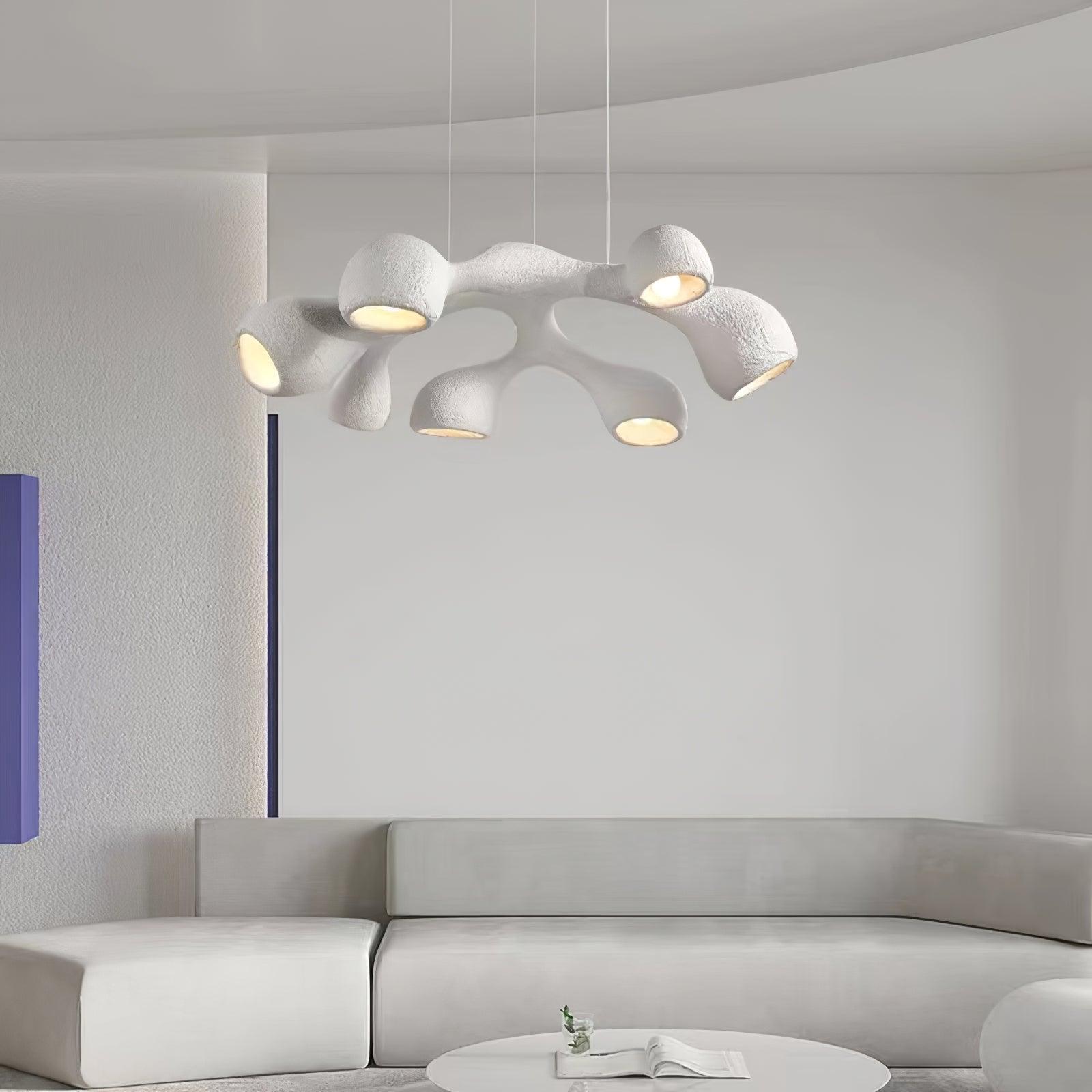Seveny Modern Polystyrene Pendant Light-Neutral Decor