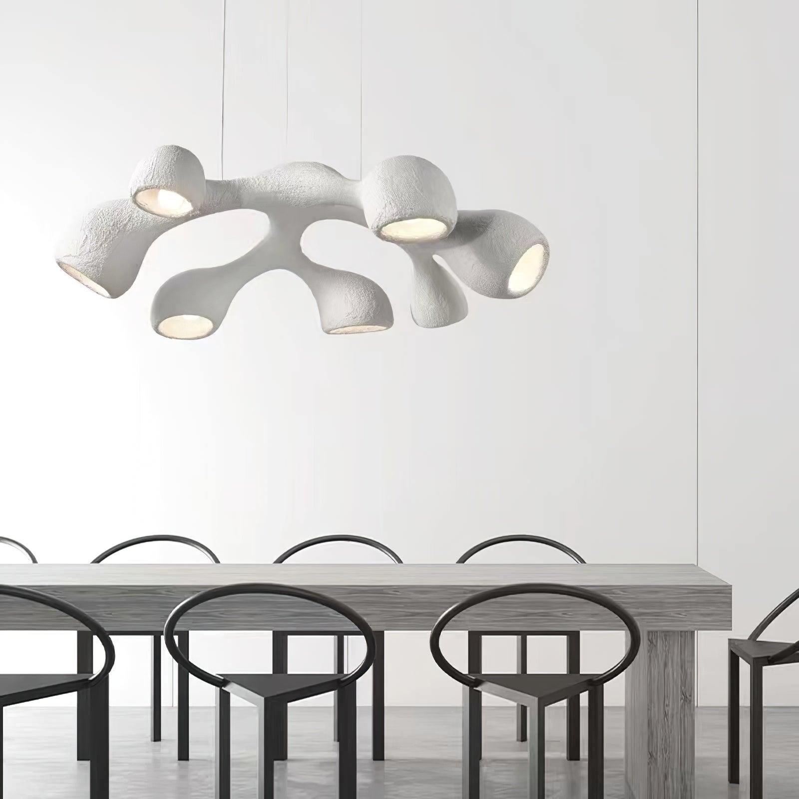 Seveny Modern Polystyrene Pendant Light-Neutral Decor