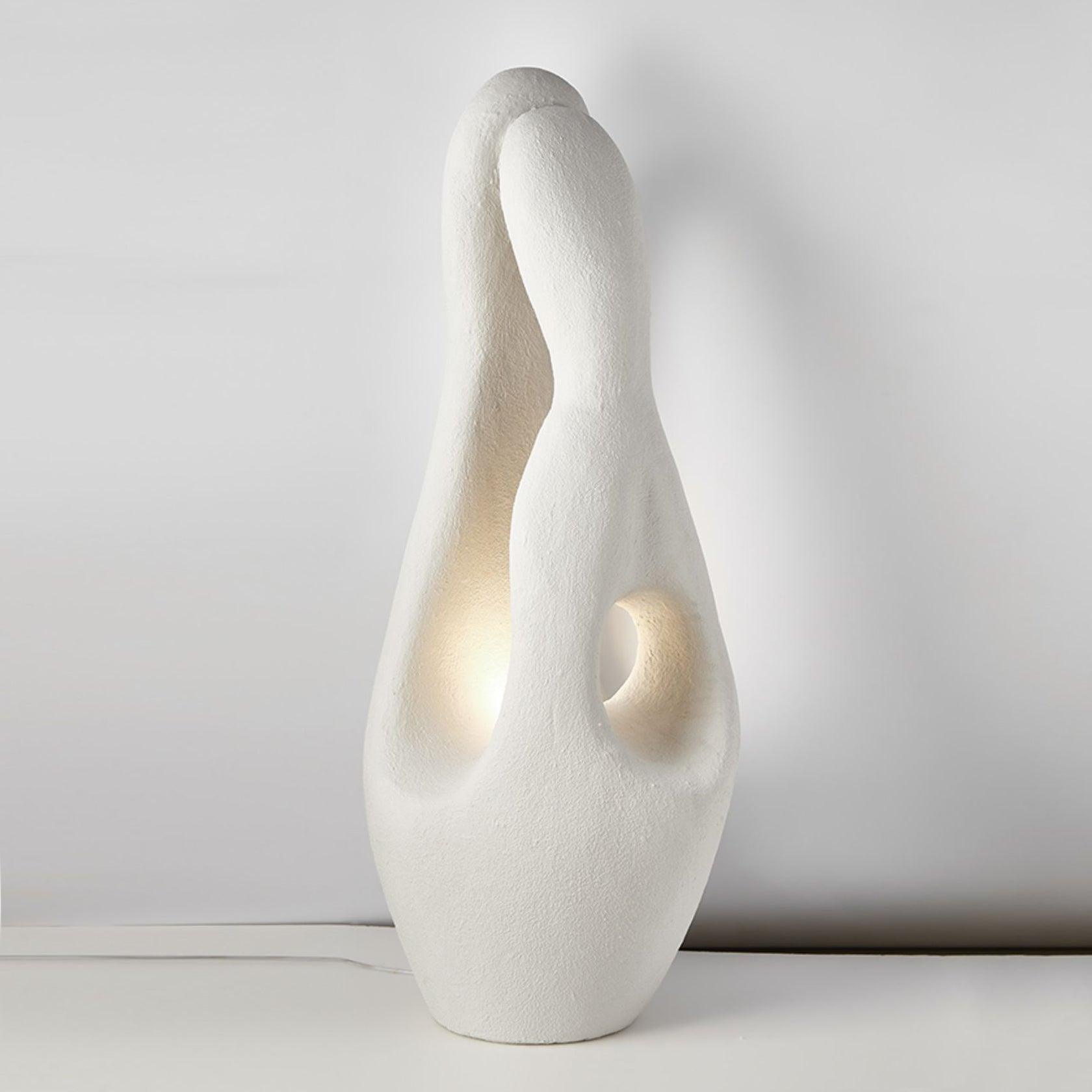 Luo Minimalist Polystyrene Floor Lamp-Neutral Decor