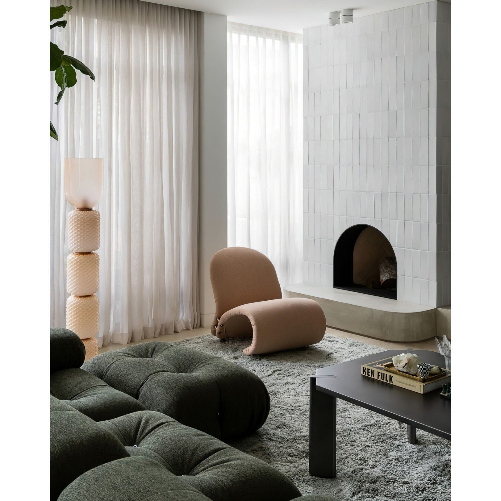 Ficupala Floor Lamp-Neutral Decor