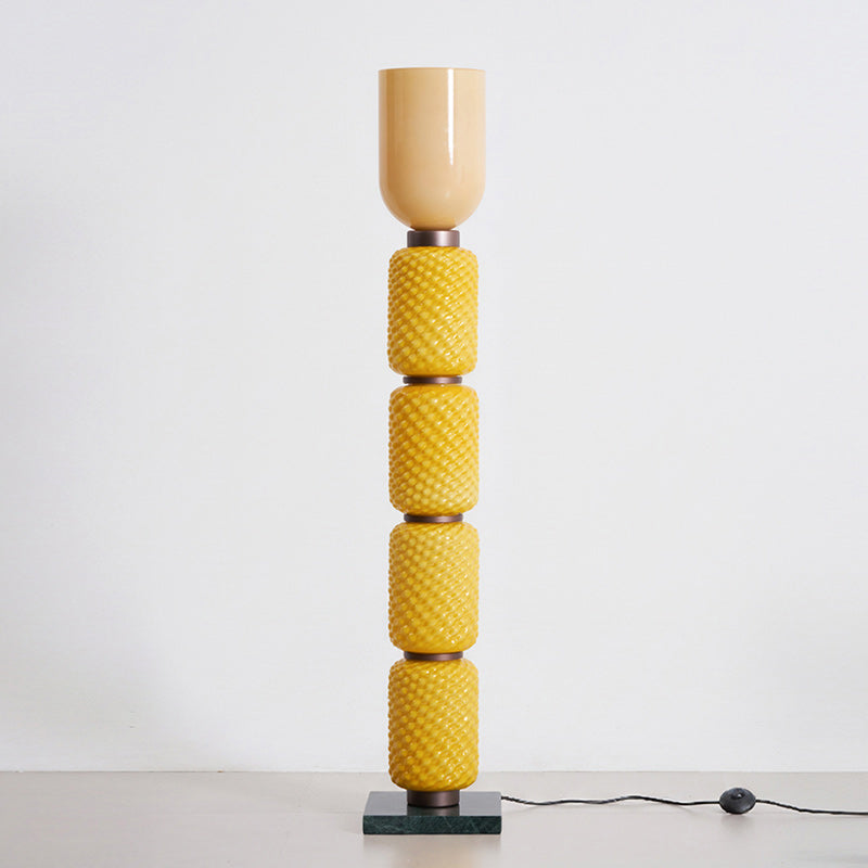 The Ficupala lamp unlit, highlighting its sculptural quality.
