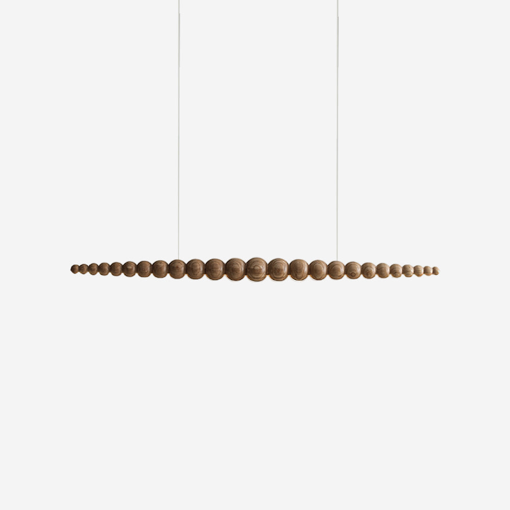 Favon Beaded Wooden Chandelier - Neutralighting