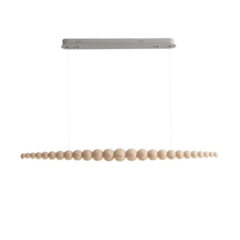 Favon Beaded Wooden Chandelier - Neutralighting