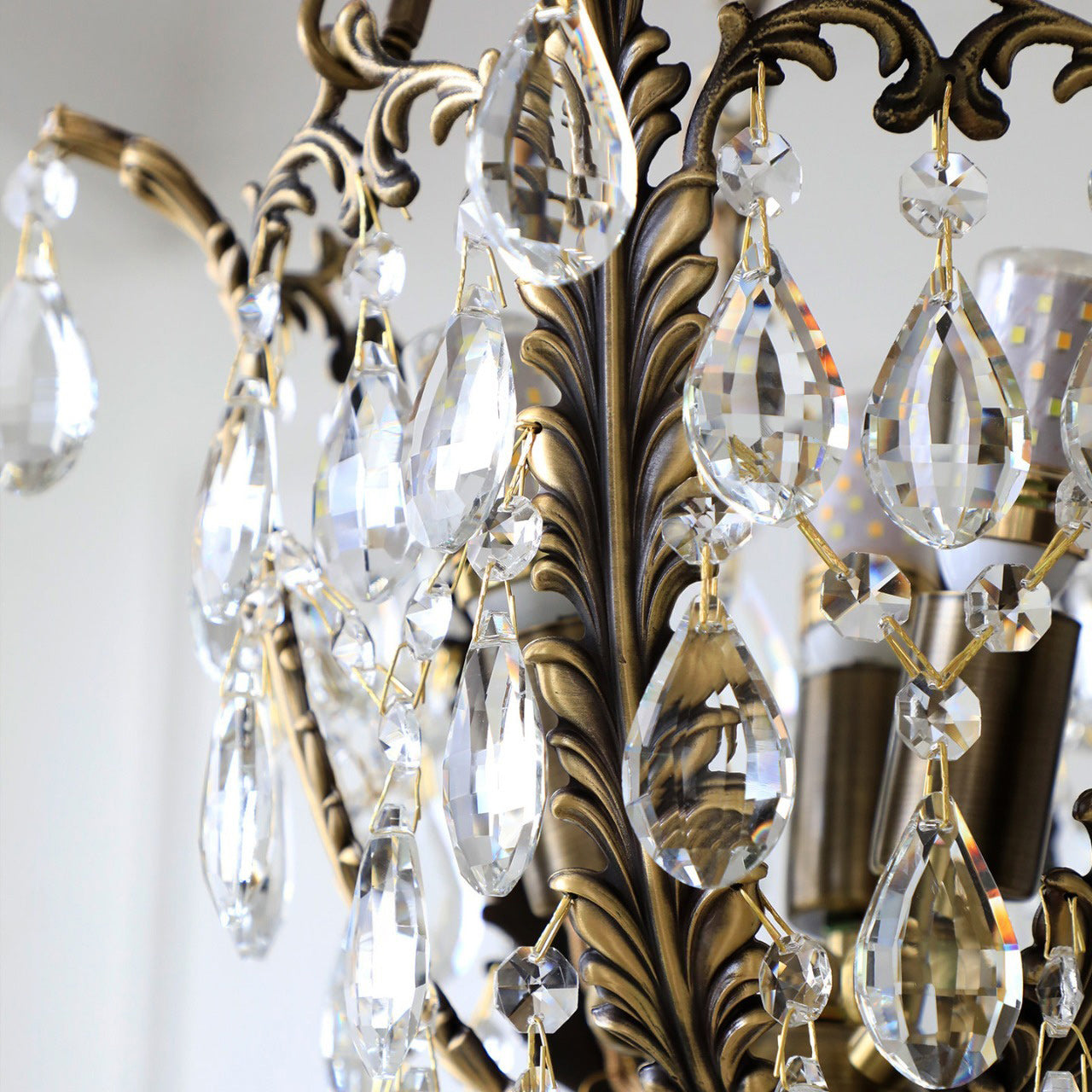 Lifestyle image showcasing the chandelier's scale in a room.