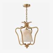 Pembermere Alabaster Lantern Pendant Lamp