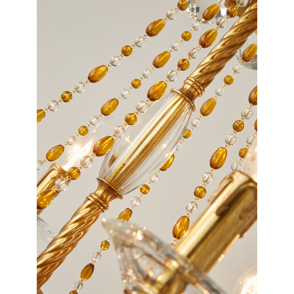 Lifestyle image of the Filmore Chandelier creating an enchanting ambiance.