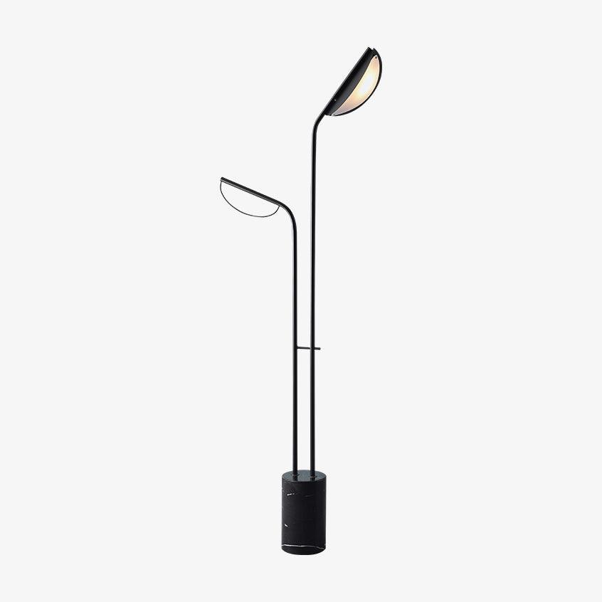 Lumen Minimalist Marble Floor Lamp-Neutral Decor