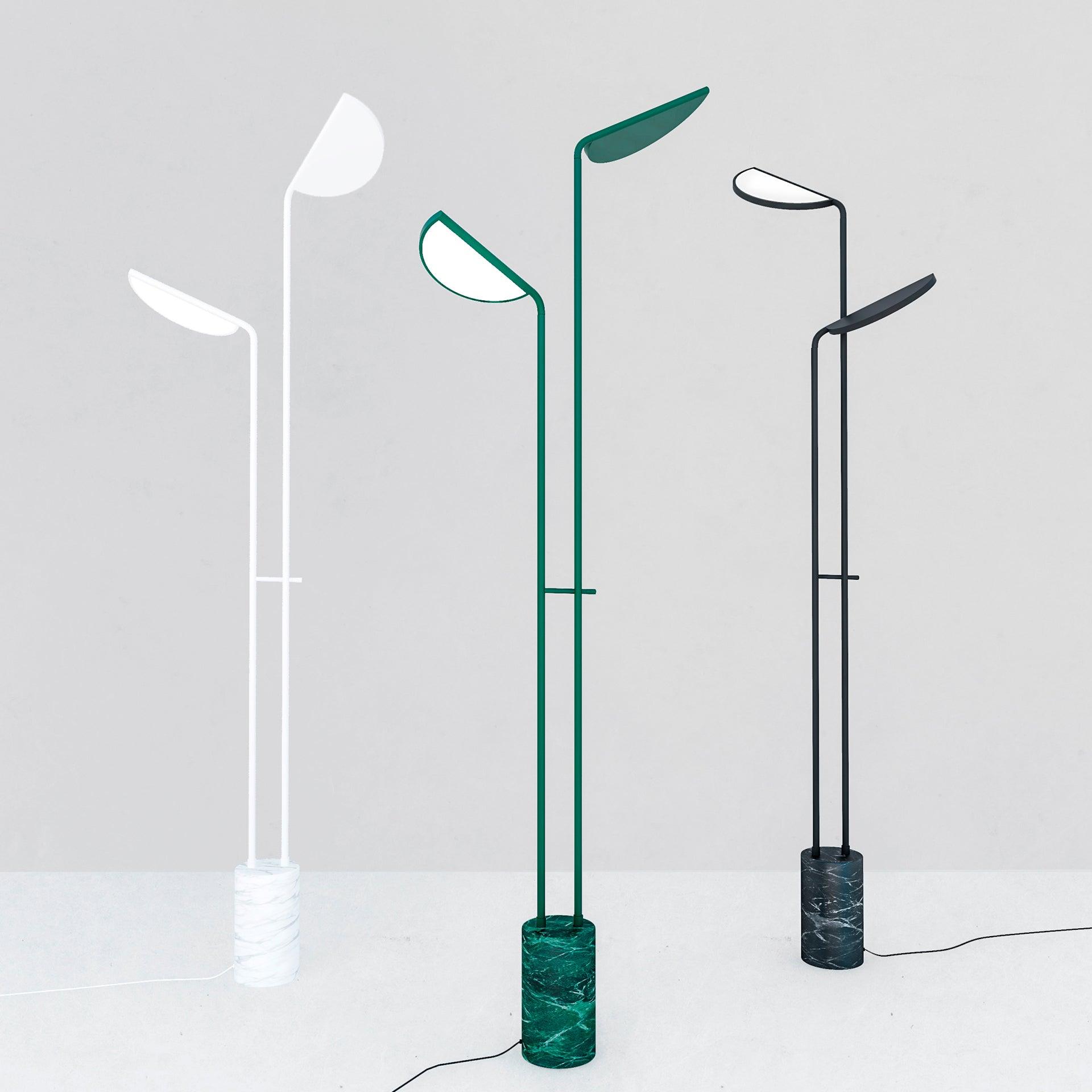 Lumen Minimalist Marble Floor Lamp-Neutral Decor