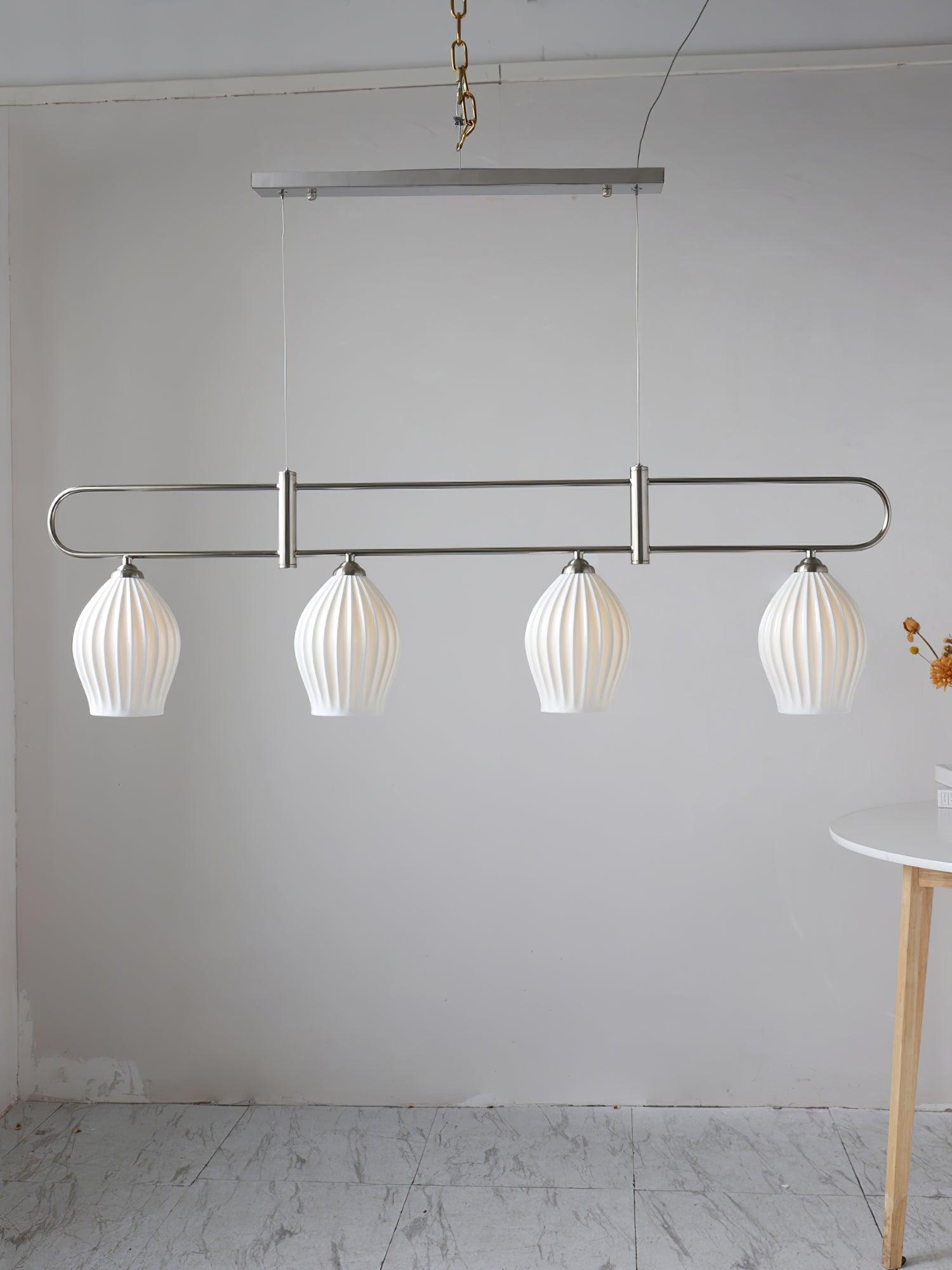 Arlirir Modern Minimalist Art Ceramic Pendant Light-Neutral Decor