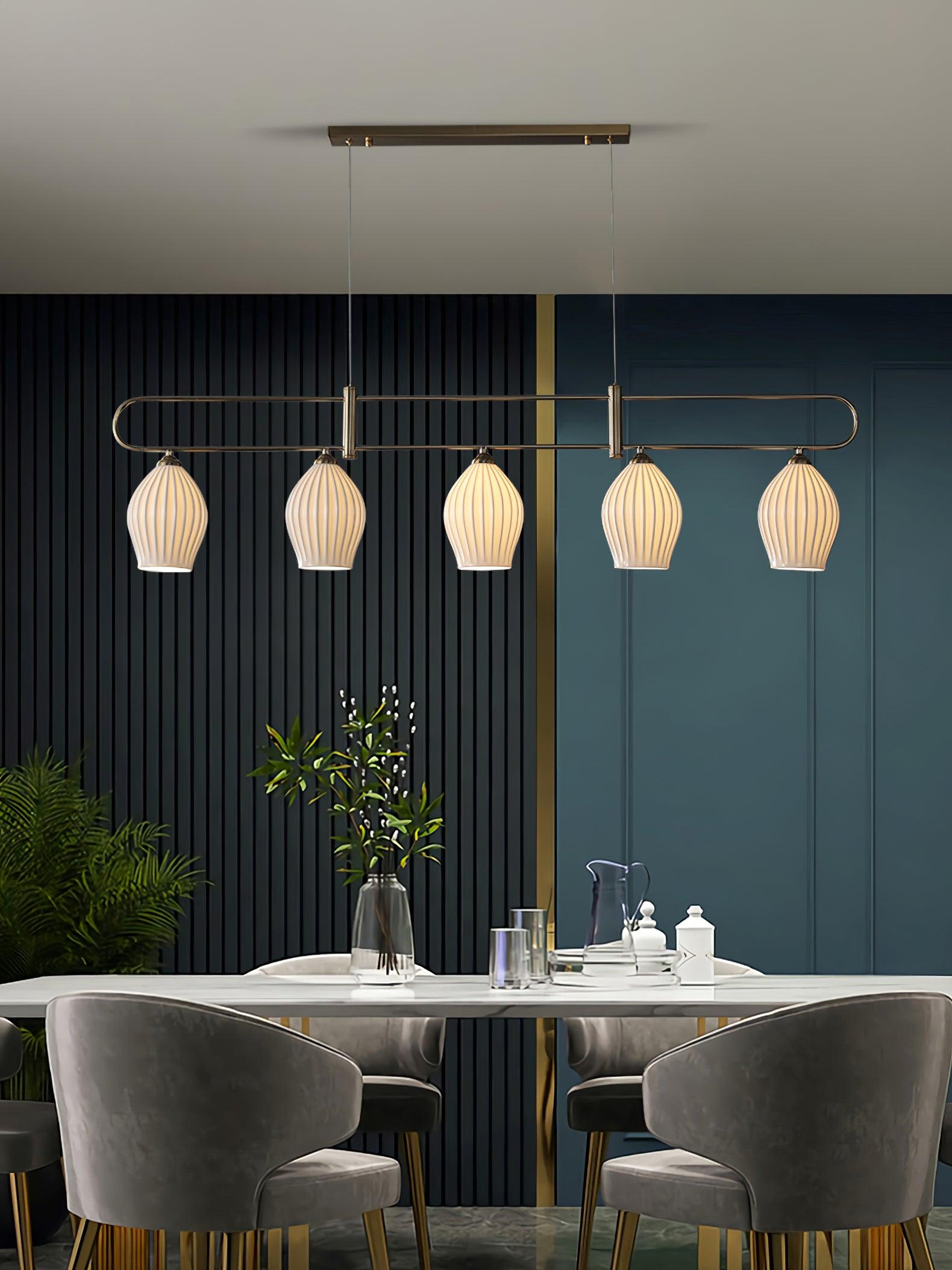 Arlirir Modern Minimalist Art Ceramic Pendant Light-Neutral Decor