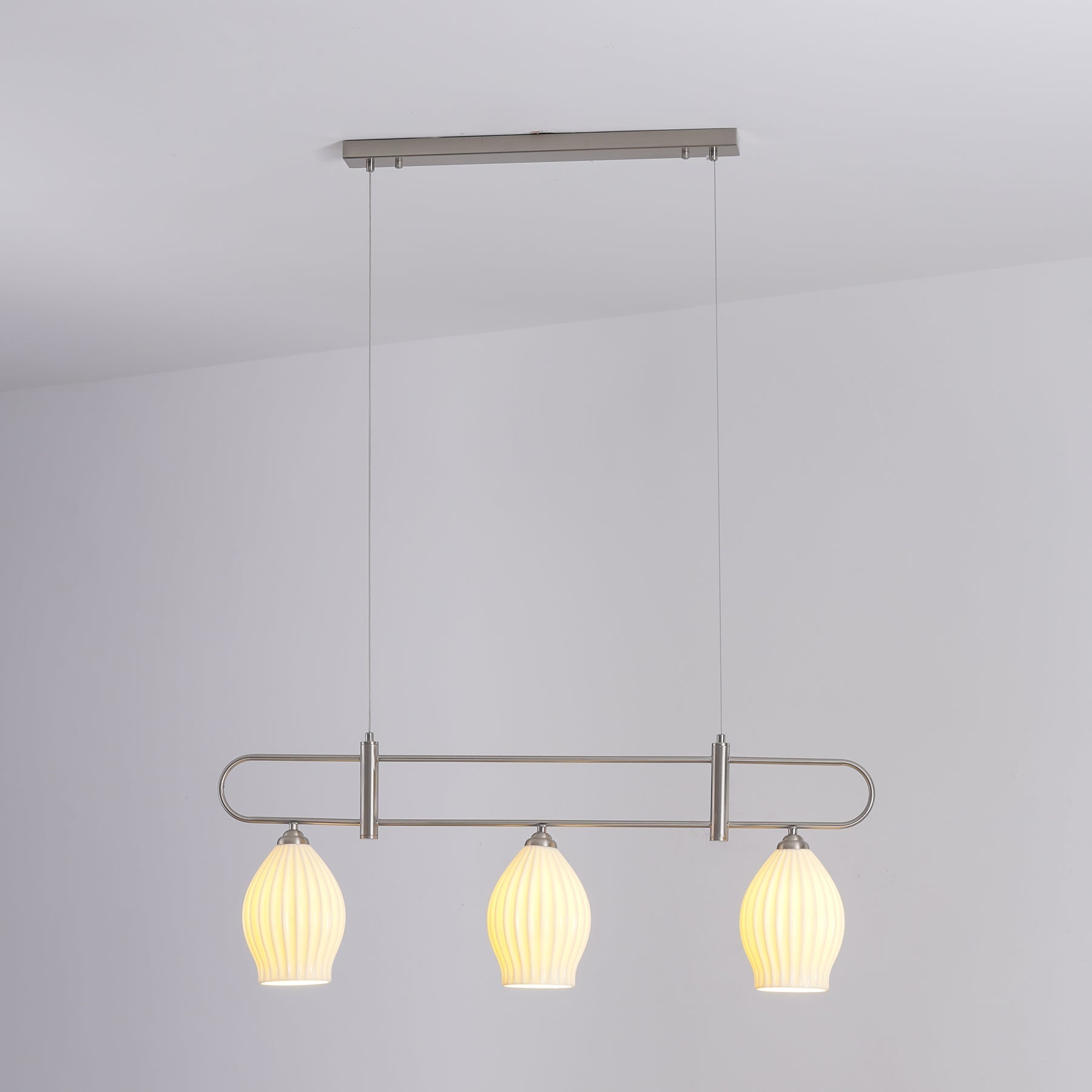 Arlirir Modern Minimalist Art Ceramic Pendant Light-Neutral Decor