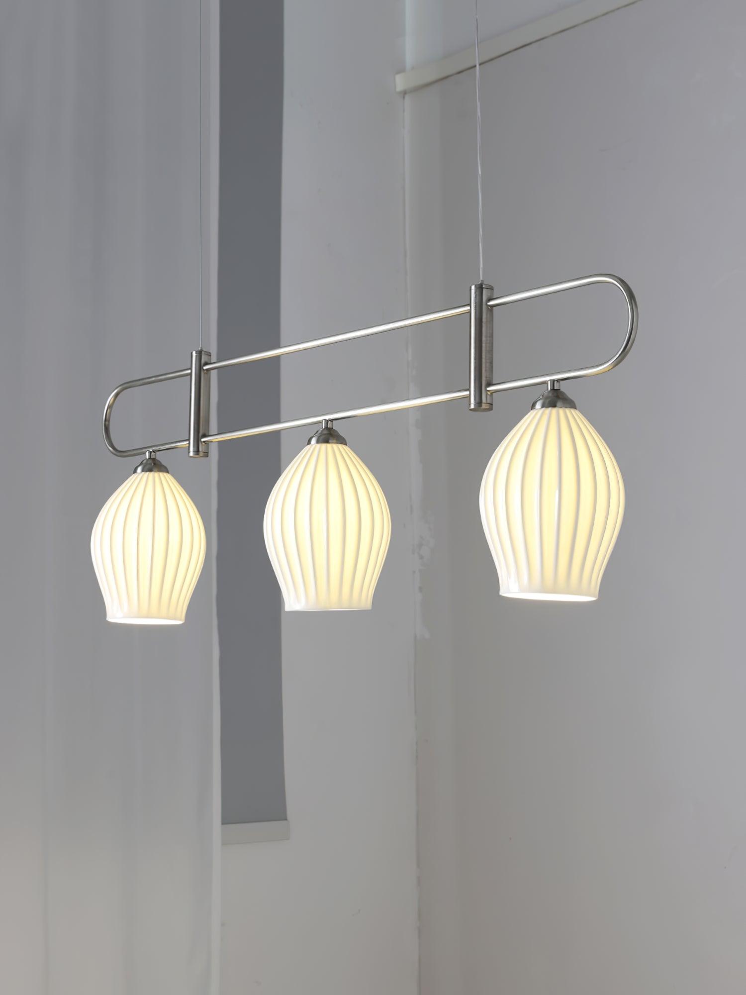 Arlirir Modern Minimalist Art Ceramic Pendant Light-Neutral Decor
