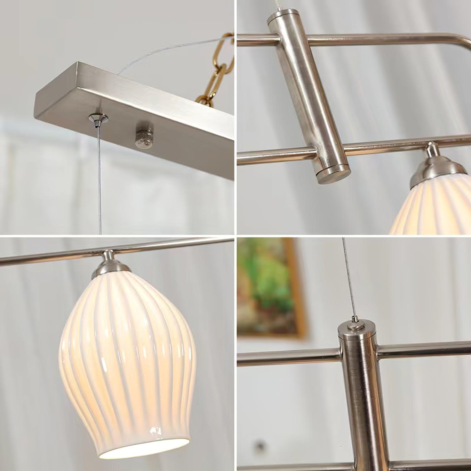 Arlirir Modern Minimalist Art Ceramic Pendant Light-Neutral Decor
