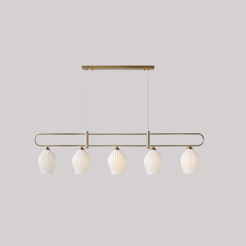 Arlirir Modern Minimalist Art Ceramic Pendant Light-Neutral Decor