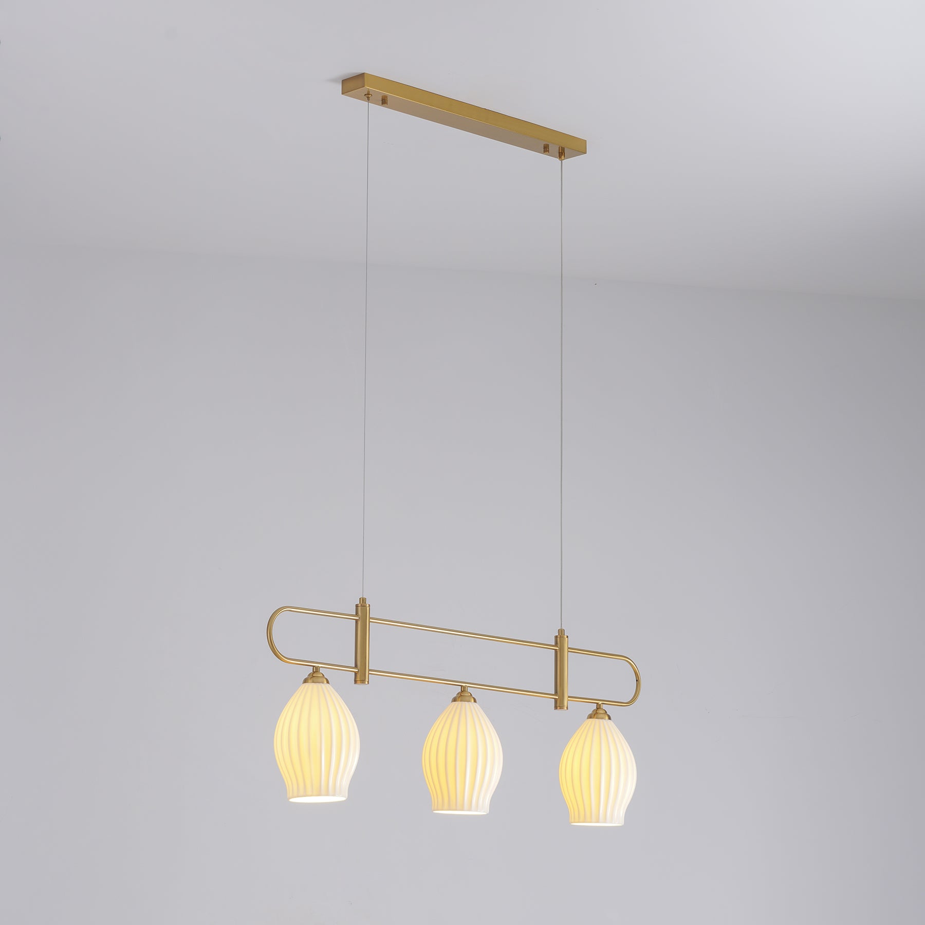 Arlirir Modern Minimalist Art Ceramic Pendant Light-Neutral Decor