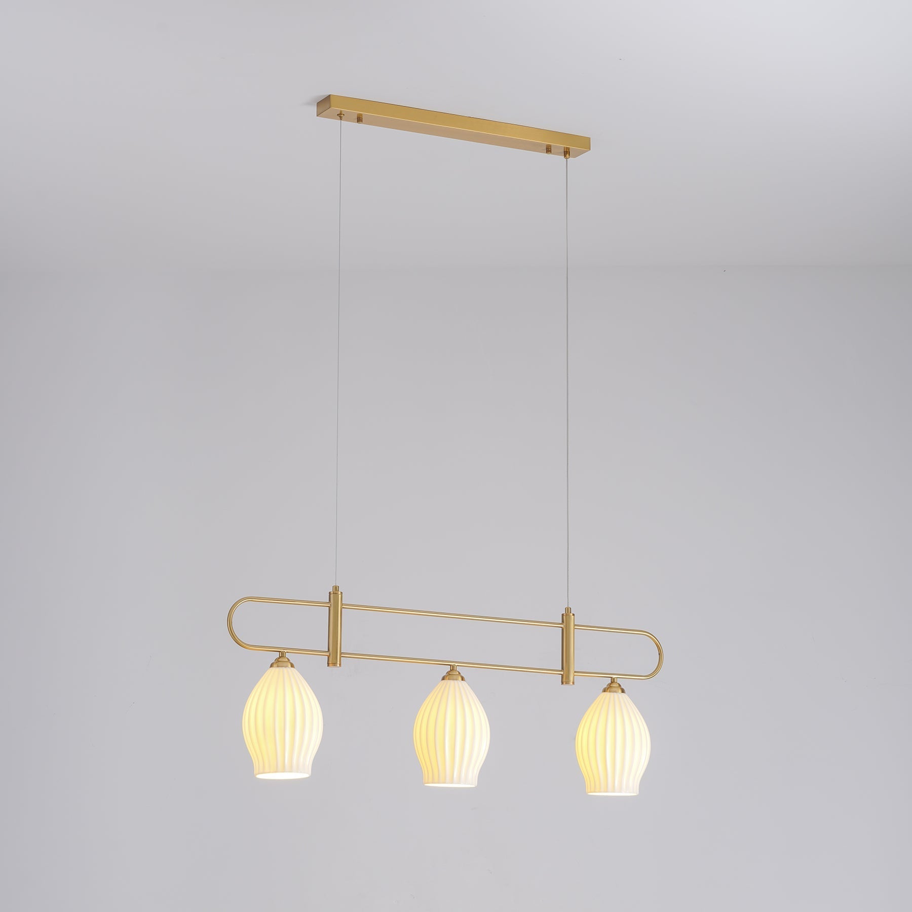 Arlirir Modern Minimalist Art Ceramic Pendant Light-Neutral Decor