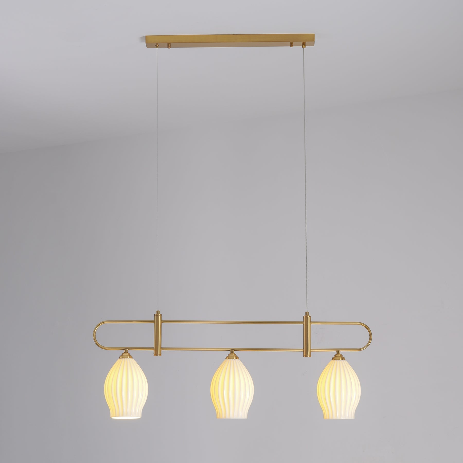 Arlirir Modern Minimalist Art Ceramic Pendant Light-Neutral Decor