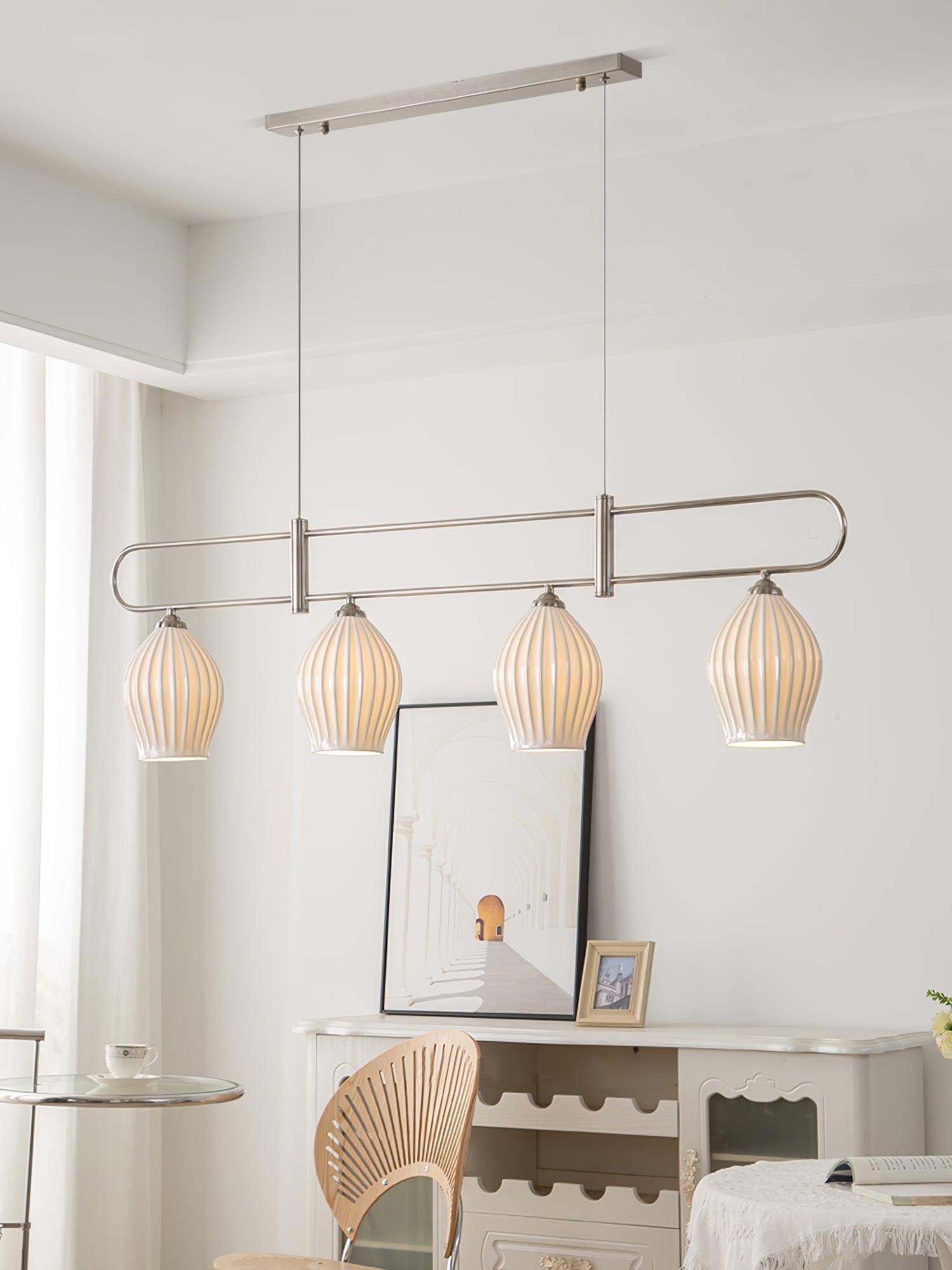 Arlirir Modern Minimalist Art Ceramic Pendant Light-Neutral Decor