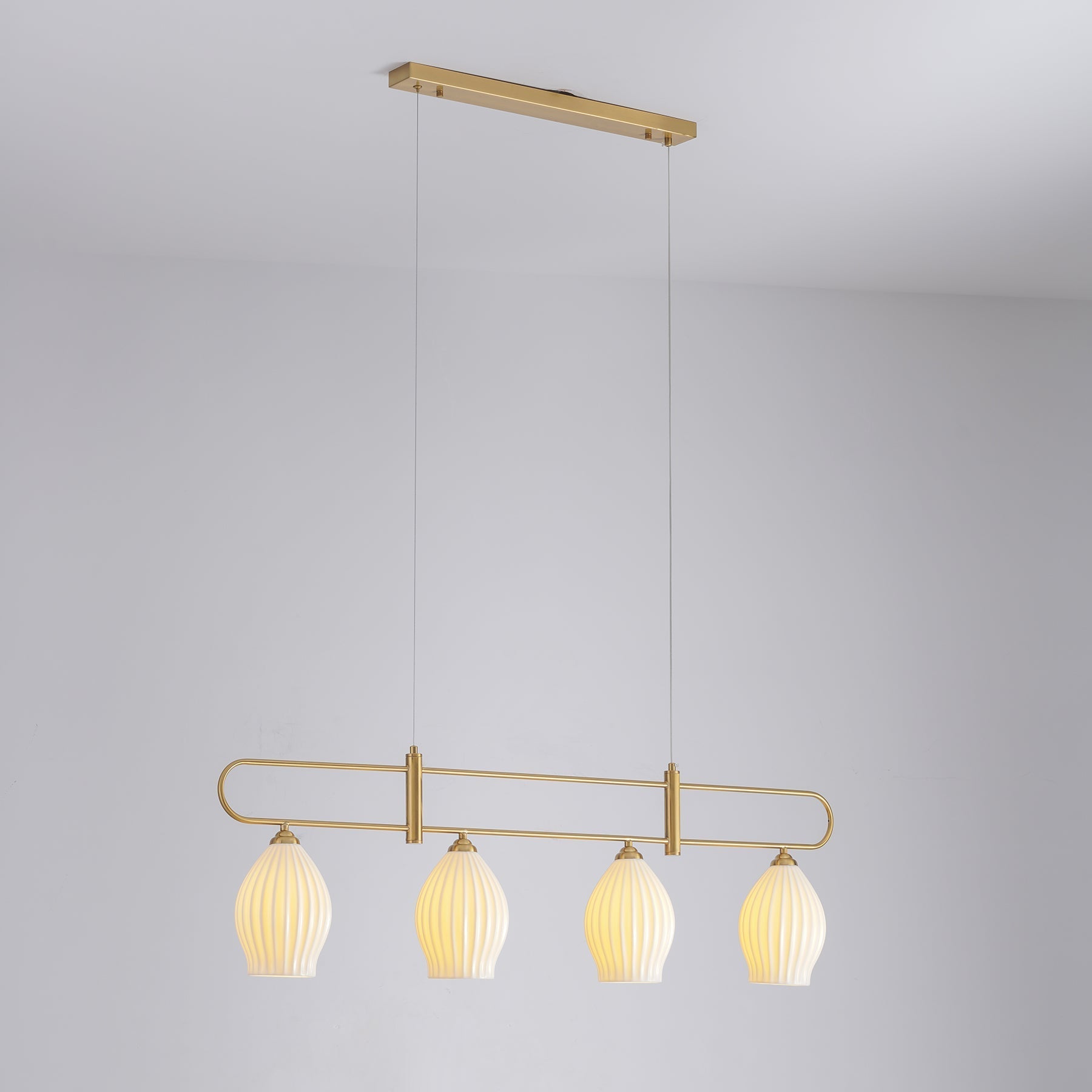 Arlirir Modern Minimalist Art Ceramic Pendant Light-Neutral Decor