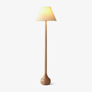 Zeraeos Organic Wooden Floor Lamp-Neutral Decor