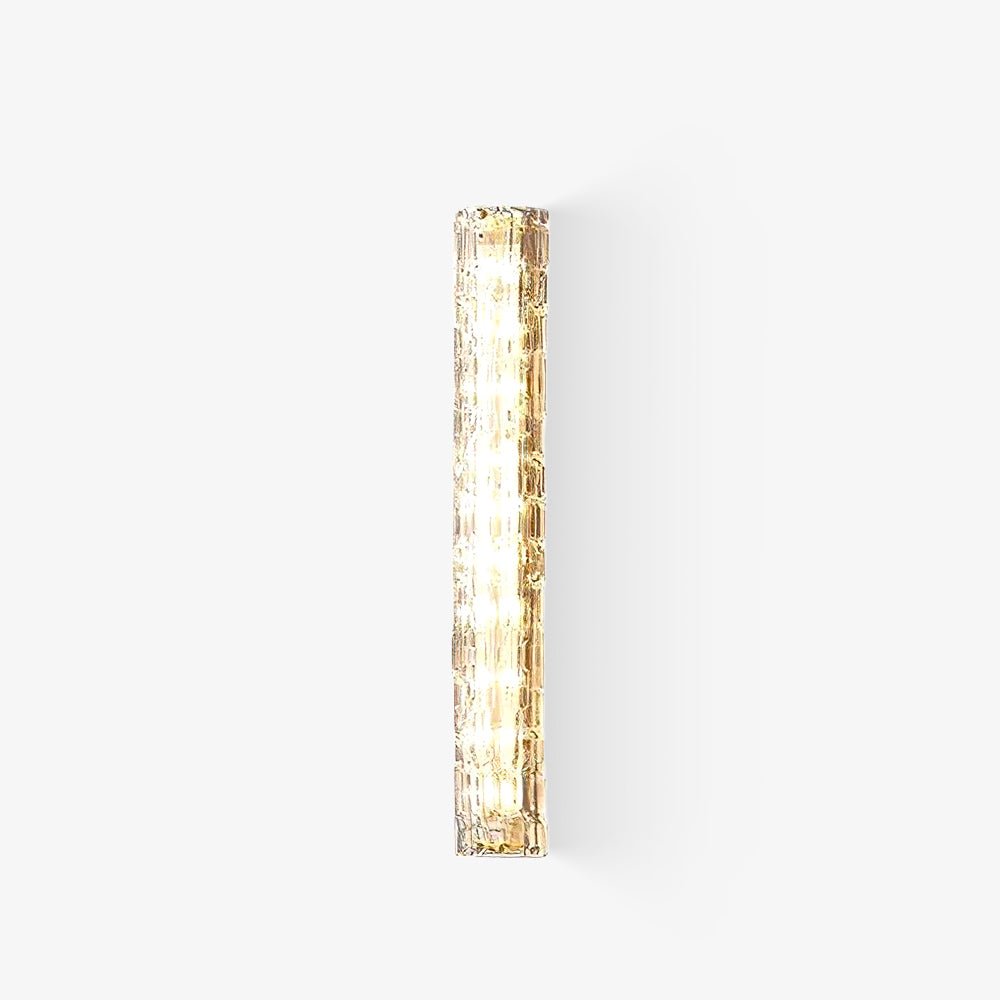 Bexley Brass Glass Glam Wall Lamp-Neutral Decor