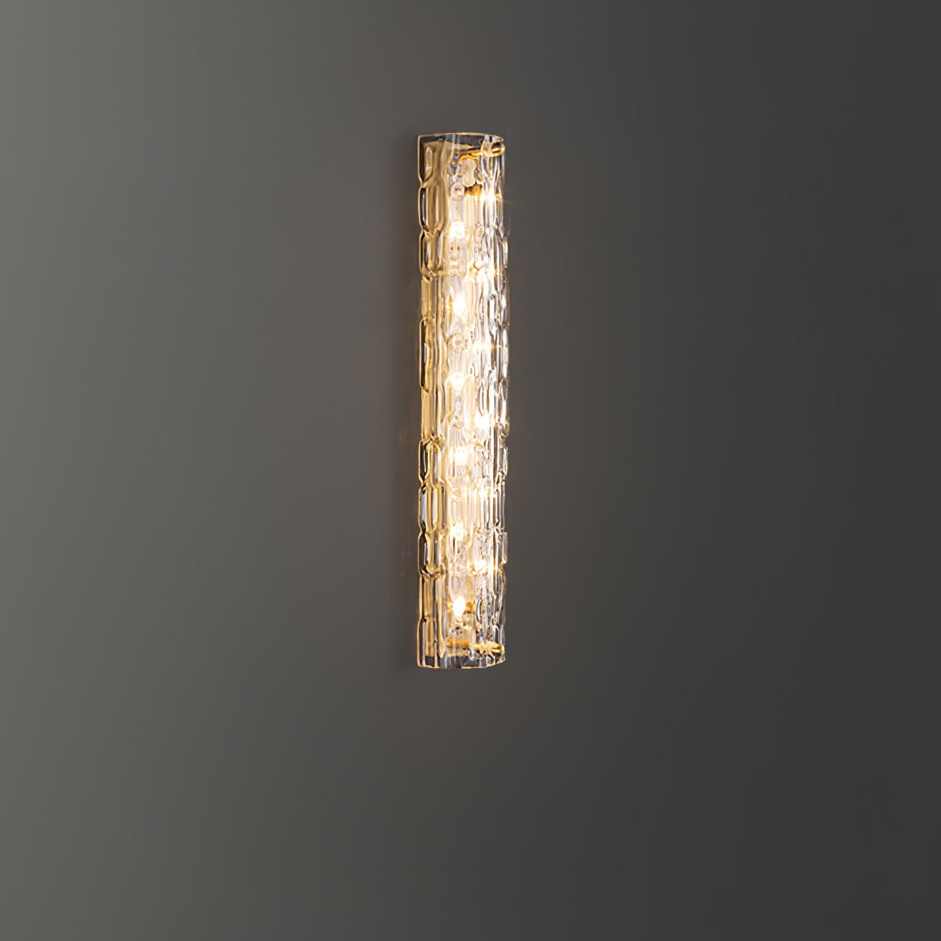 Bexley Brass Glass Glam Wall Lamp-Neutral Decor
