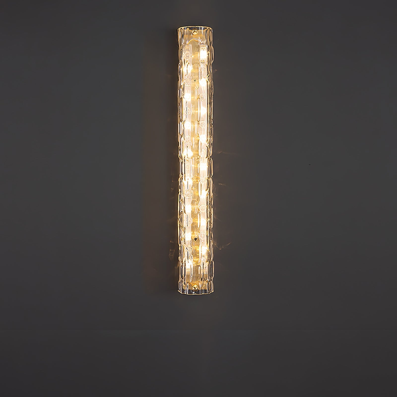 Bexley Brass Glass Glam Wall Lamp-Neutral Decor