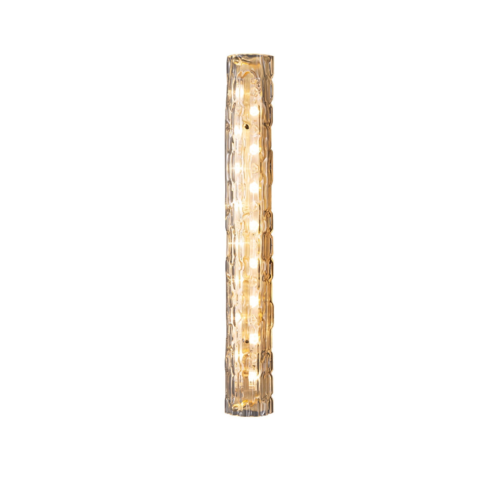 Bexley Brass Glass Glam Wall Lamp-Neutral Decor