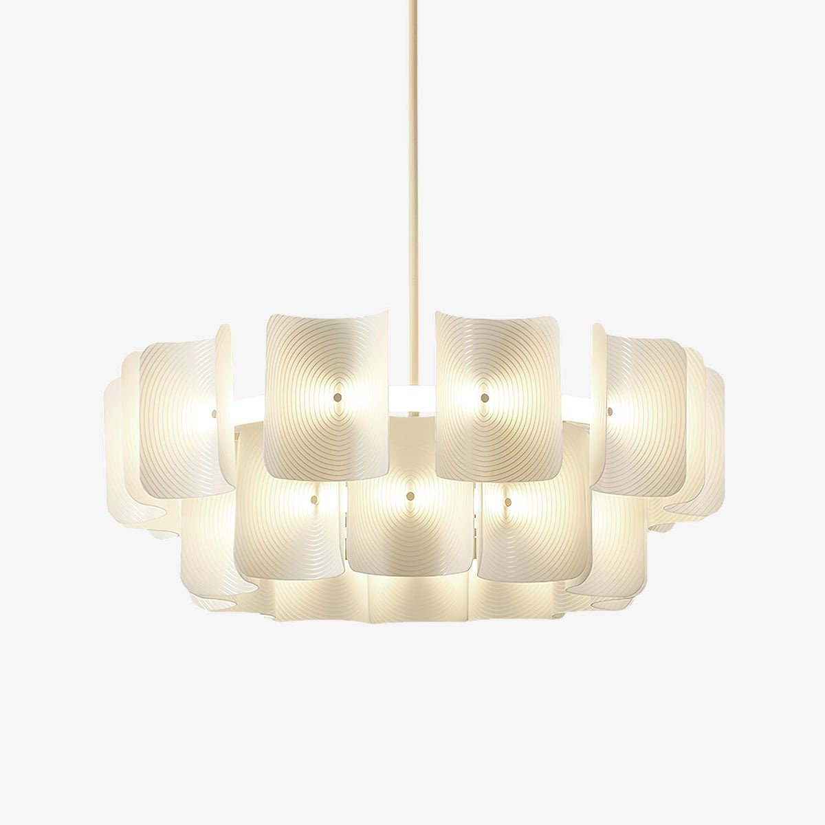 Aurora Chandelier Fingerprint LED-Neutral Decor