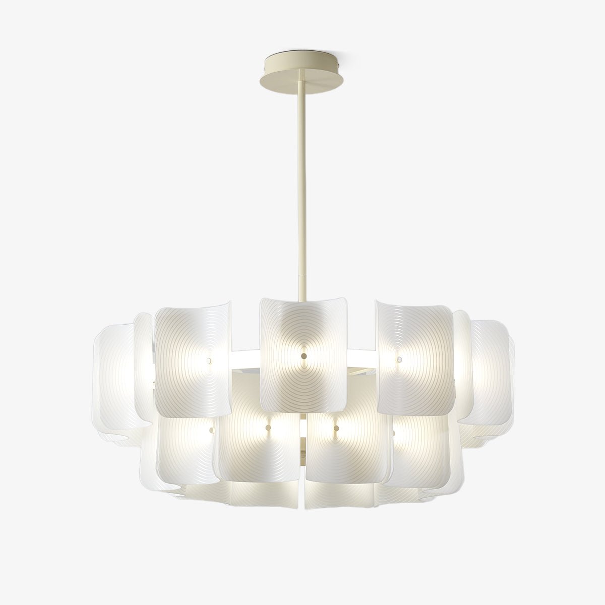 Aurora Chandelier Fingerprint LED-Neutral Decor