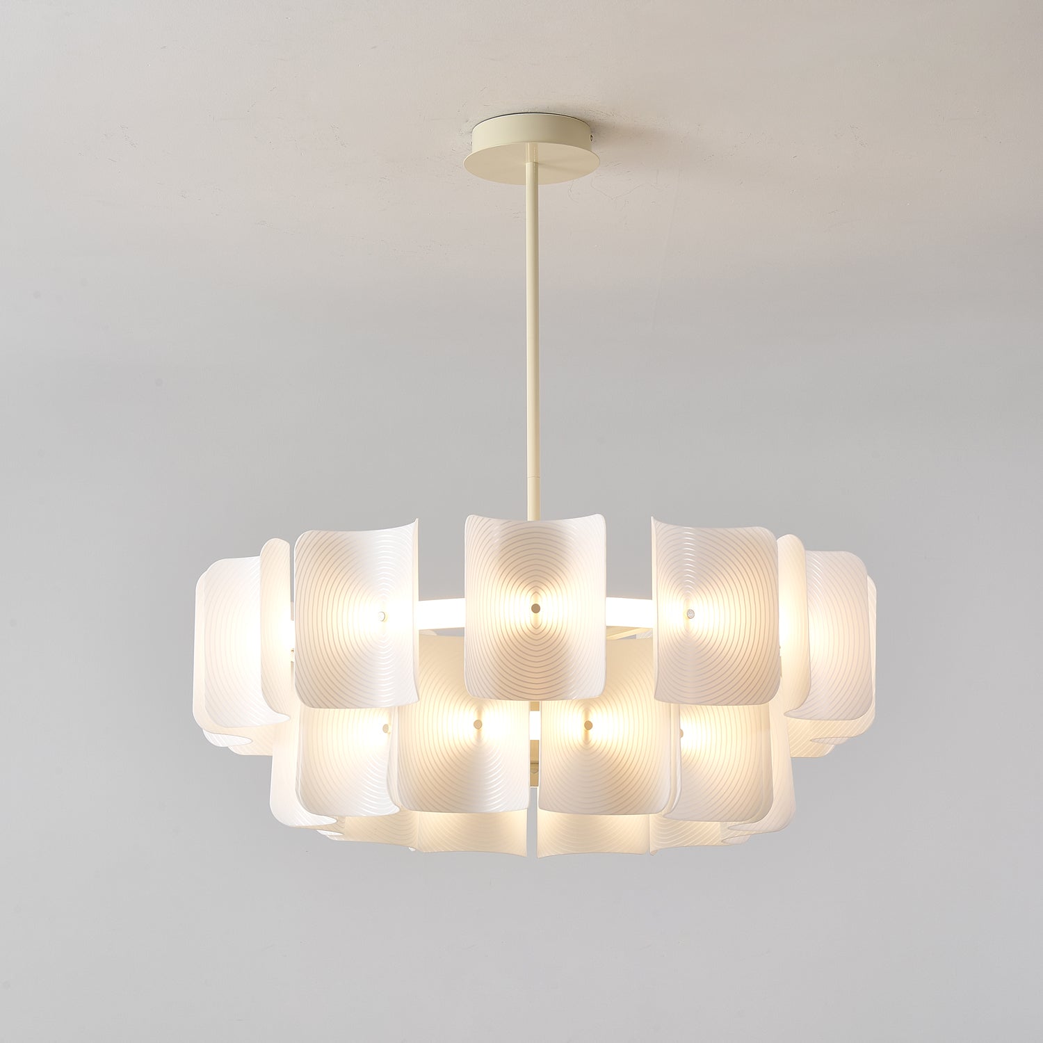 Aurora Chandelier Fingerprint LED-Neutral Decor