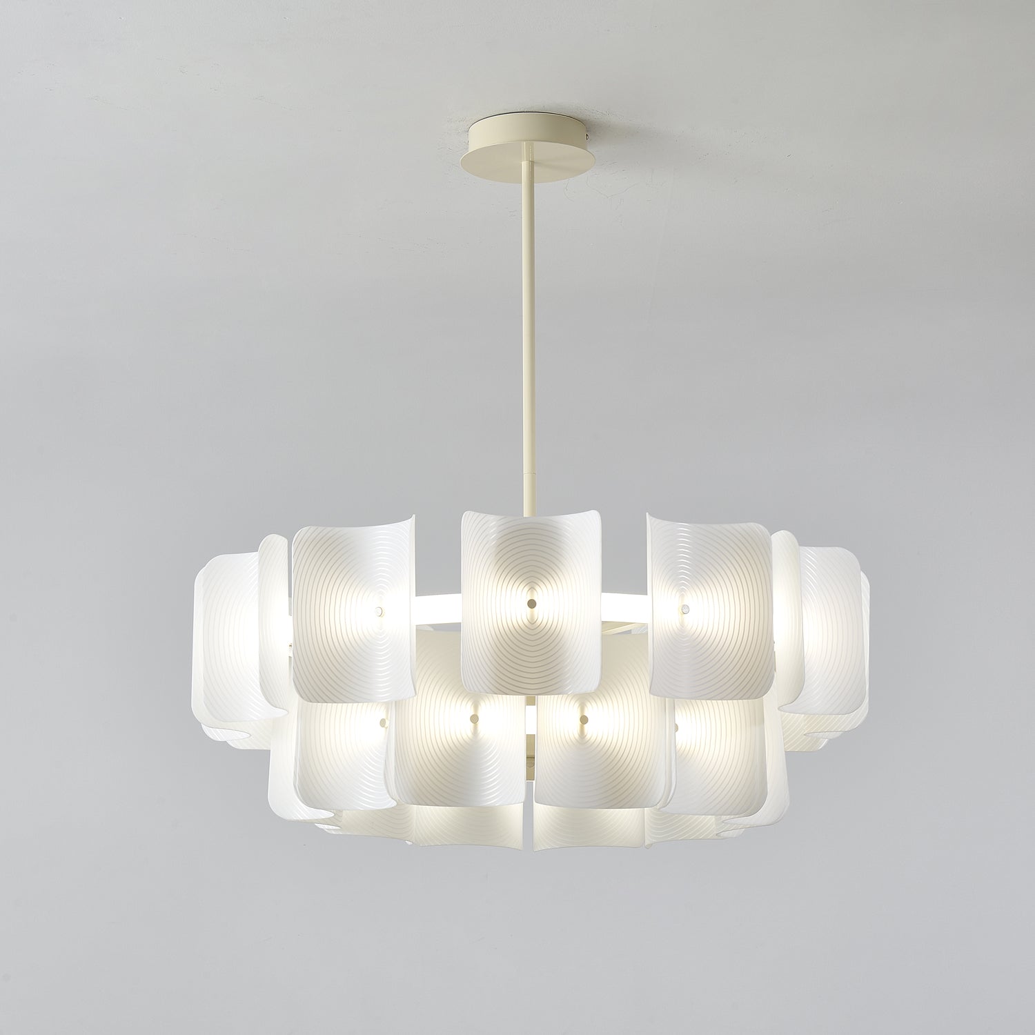 Aurora Chandelier Fingerprint LED-Neutral Decor