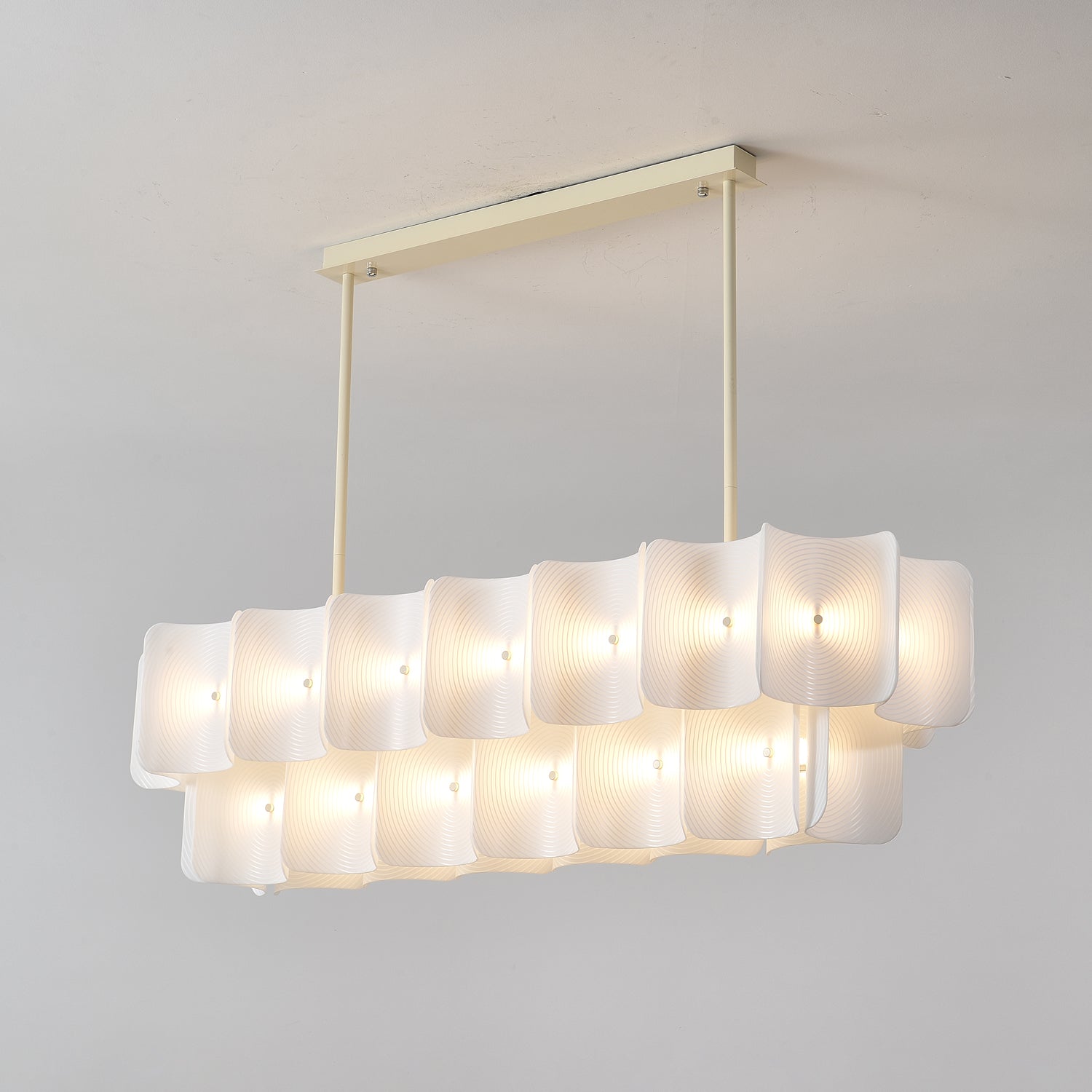 Aurora Chandelier Fingerprint LED-Neutral Decor