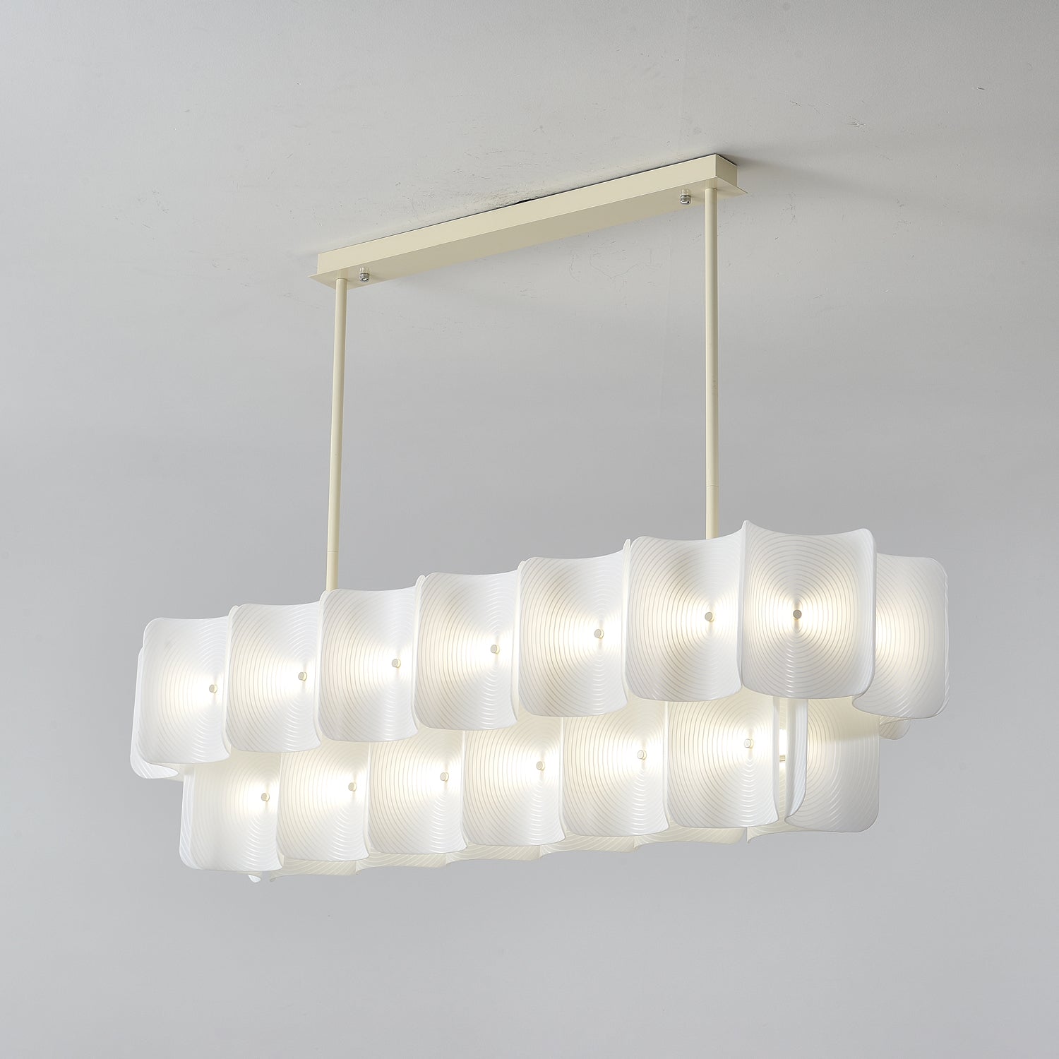 Aurora Chandelier Fingerprint LED-Neutral Decor