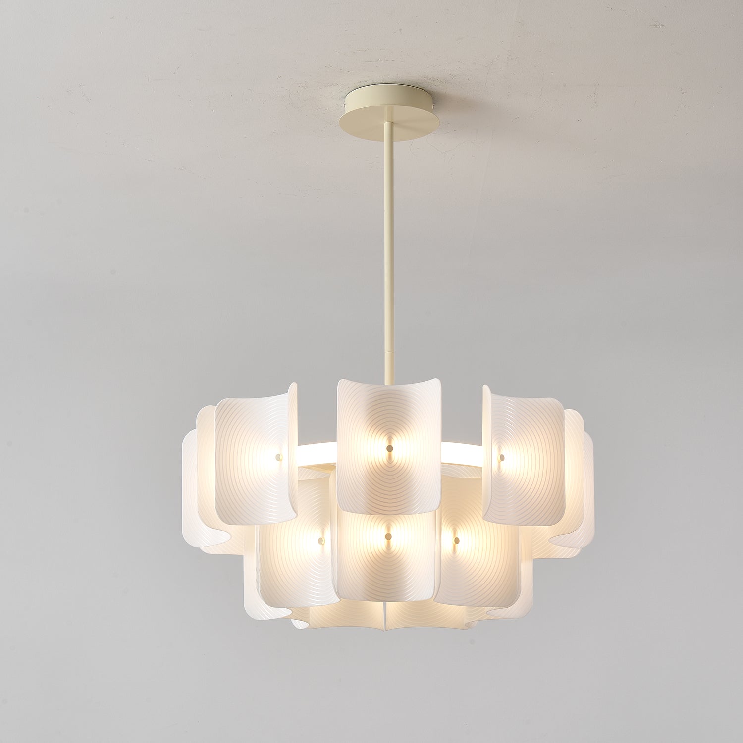Aurora Chandelier Fingerprint LED-Neutral Decor