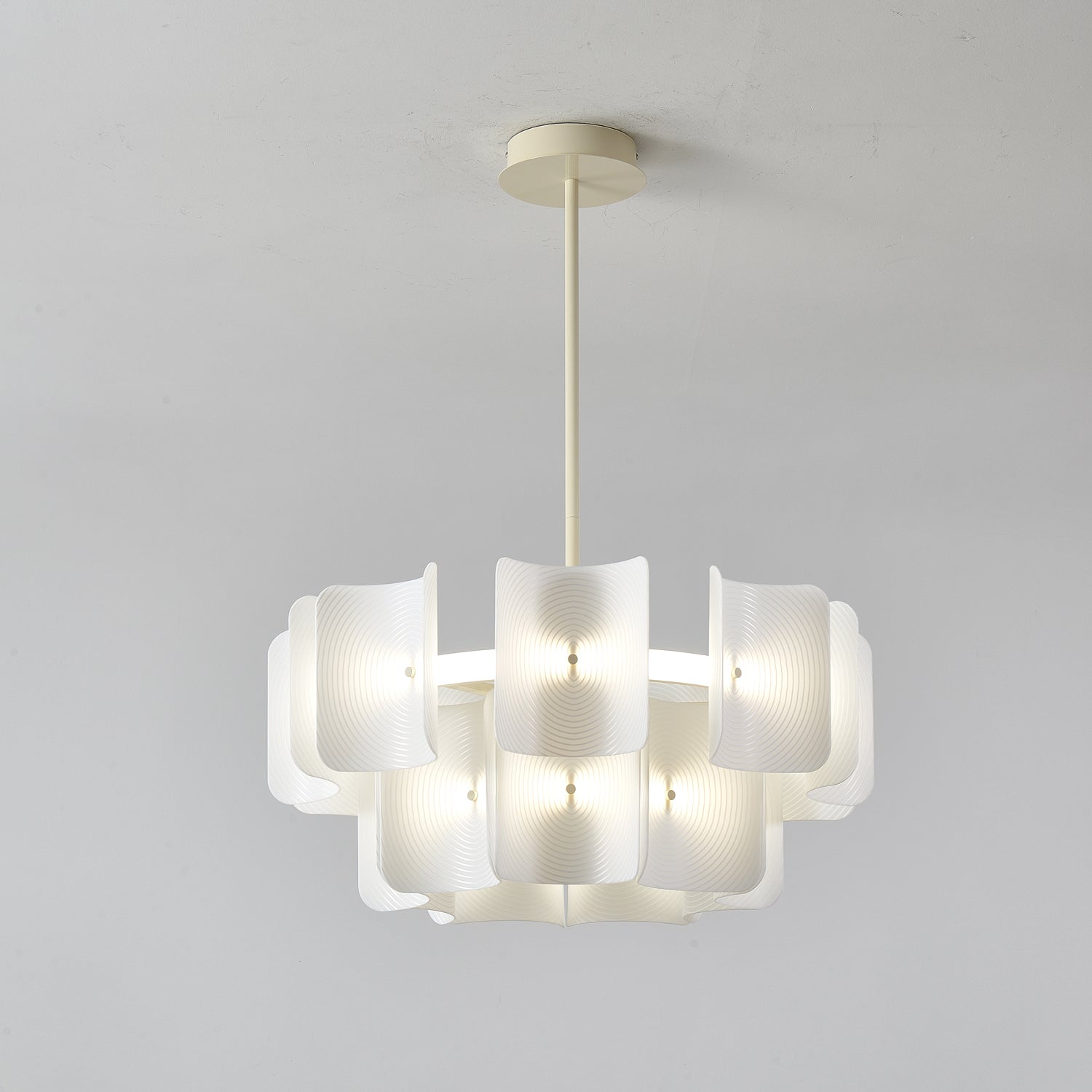 Aurora Chandelier Fingerprint LED-Neutral Decor