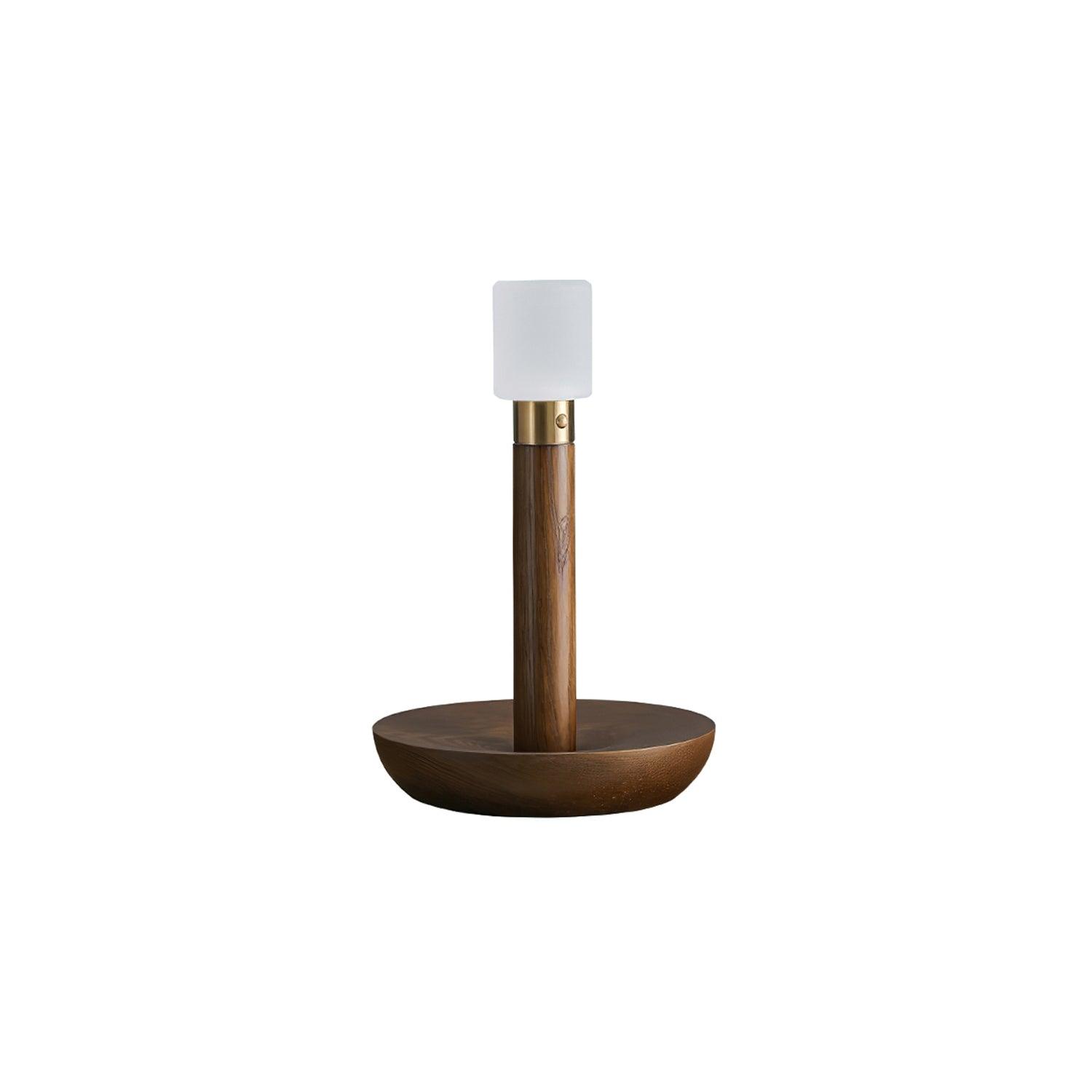 Lumaice Wood Minimalist Table Lamp-Neutral Decor