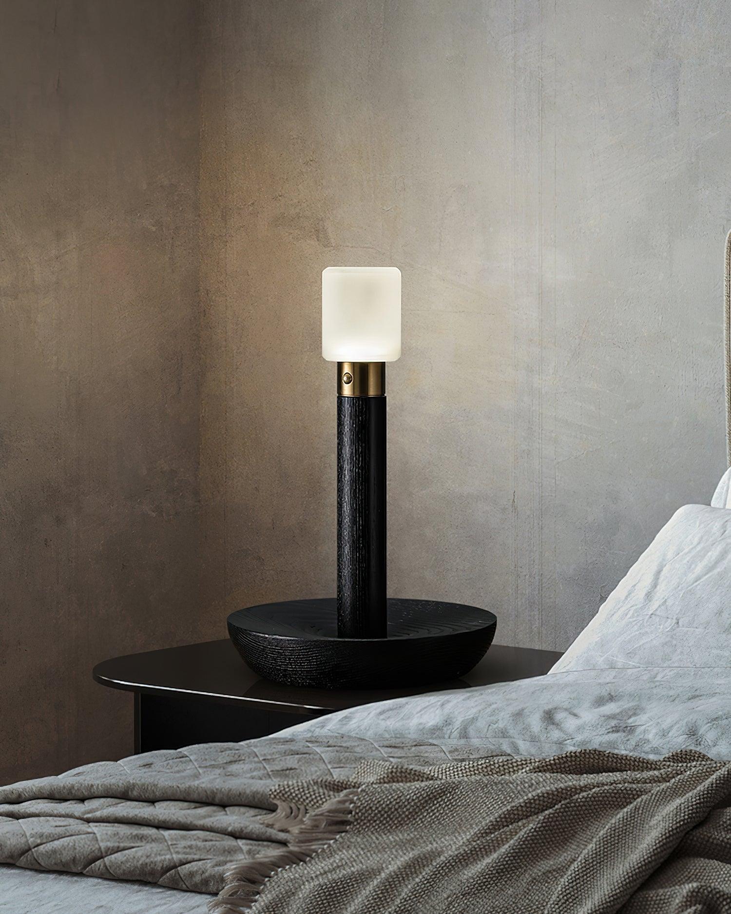 Lumaice Wood Minimalist Table Lamp-Neutral Decor