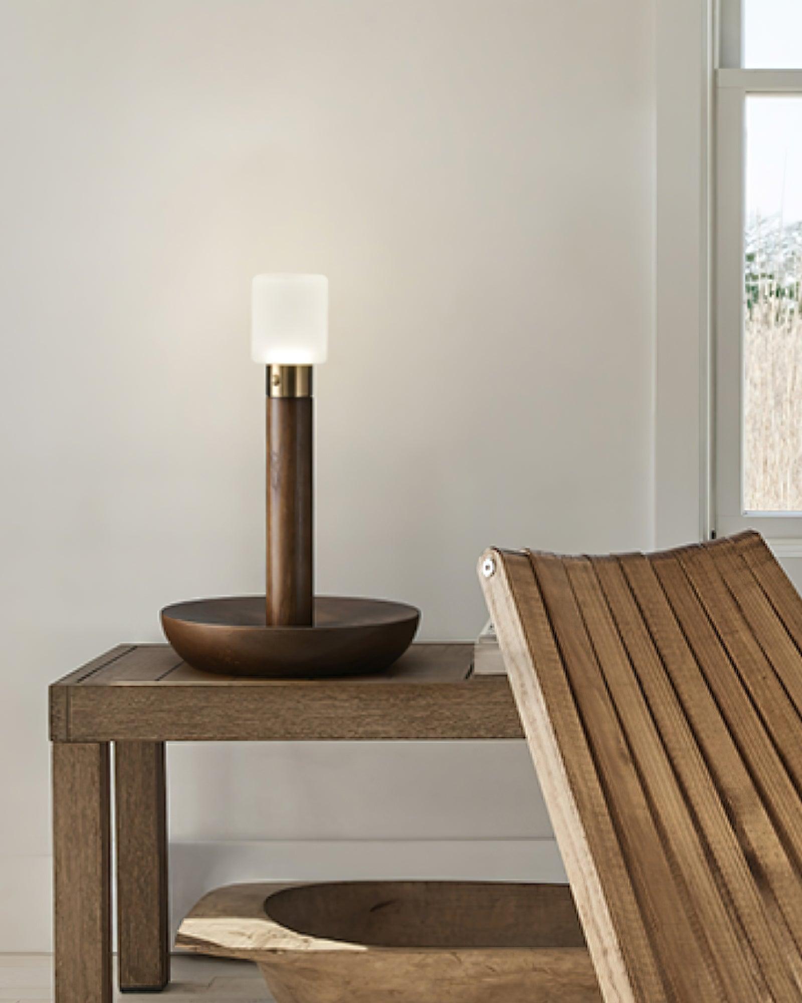 Lumaice Wood Minimalist Table Lamp-Neutral Decor