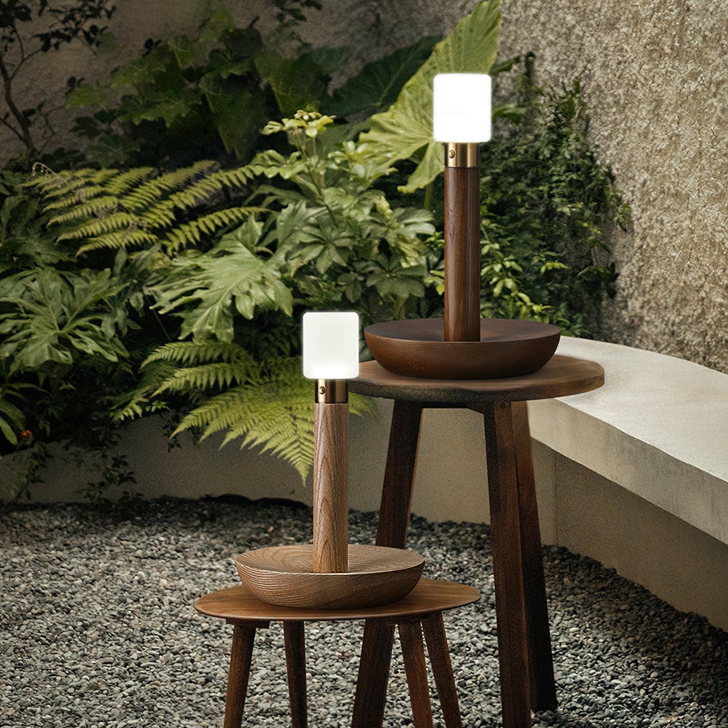 Lumaice Wood Minimalist Table Lamp-Neutral Decor