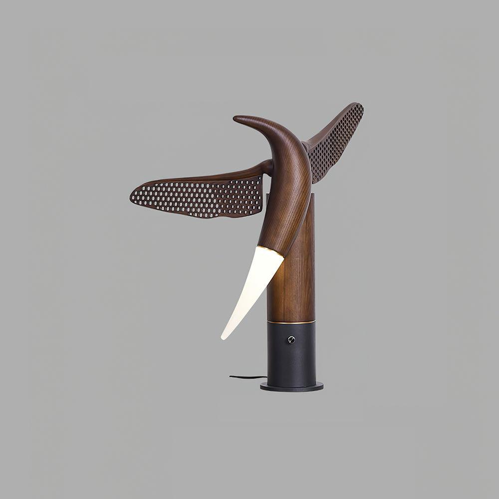 Joanne Contemporary Wood Table Lamp-Neutral Decor