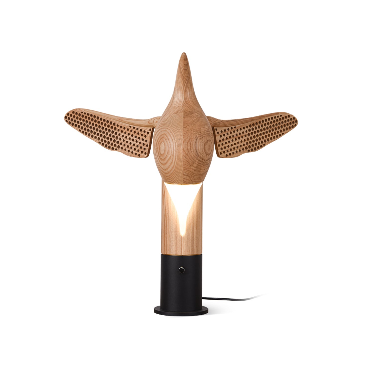 Joanne Contemporary Wood Table Lamp-Neutral Decor