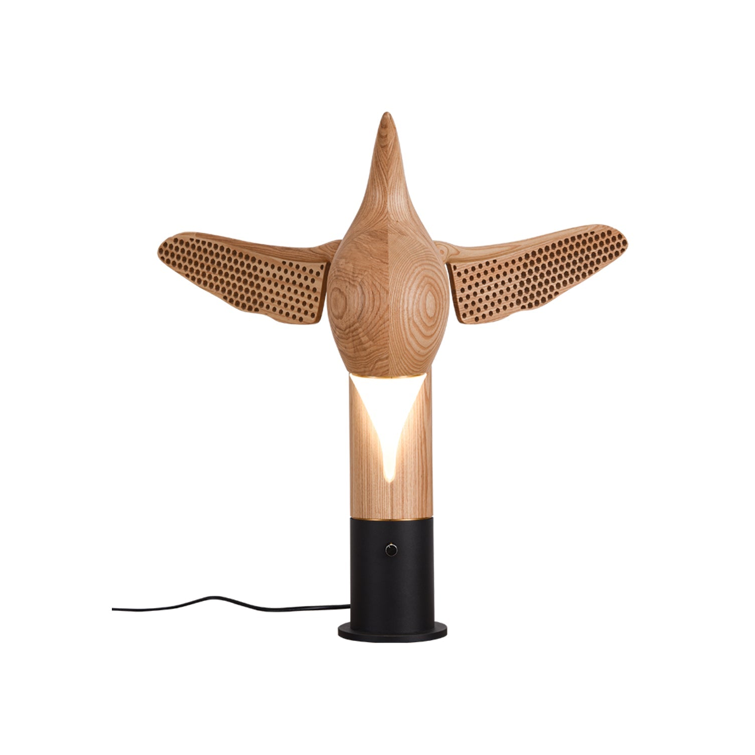 Joanne Contemporary Wood Table Lamp-Neutral Decor